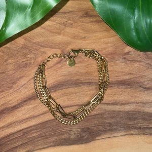 Stainless steel triple bracelet